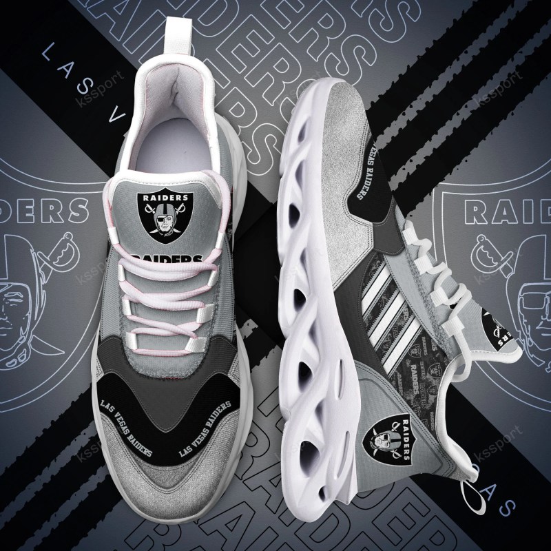 Las Vegas Raiders Yezy Running Sneakers Main Image