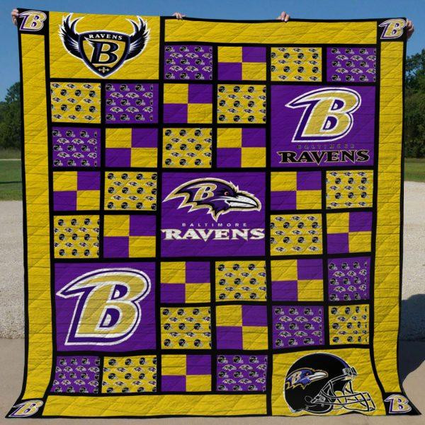 Baltimore Ravens Premium Quilt Size Chart