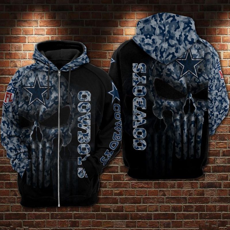 Dallas Cowboys Camo Hoodie - Sports Merchandise