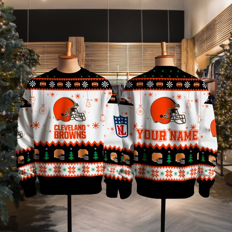 Cleveland Browns Ugly Christmas Sweater Image 2