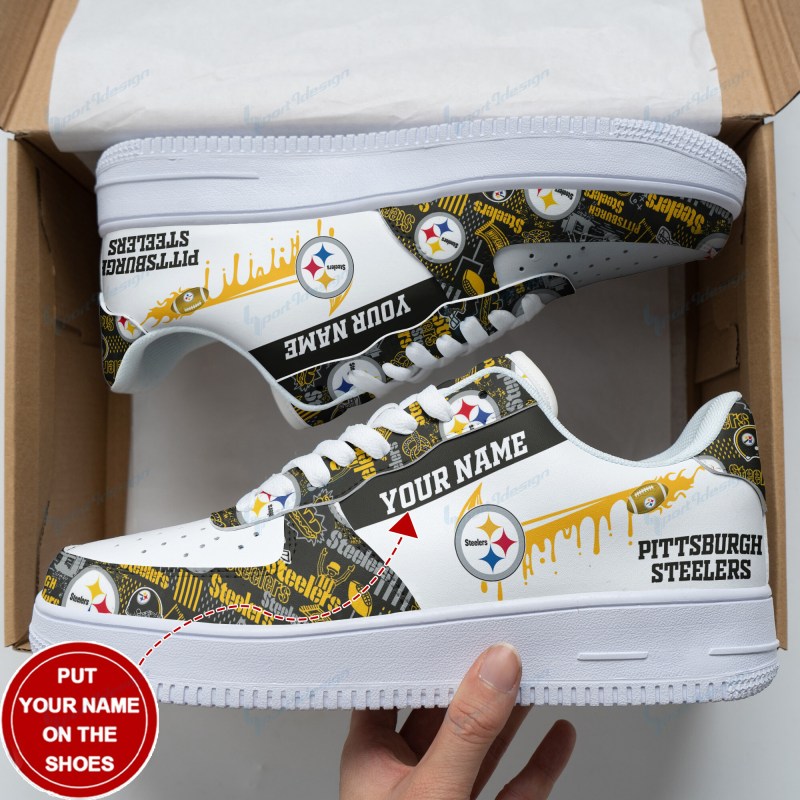Pittsburgh Steelers Personalized AF1 Shoes