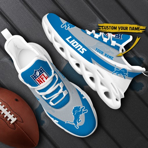 Detroit Lions Custom Running Sneakers