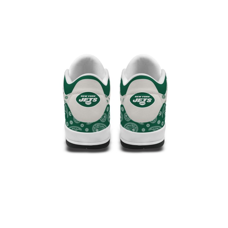 New York Jets Basic Leather JD03 Shoes - View 3