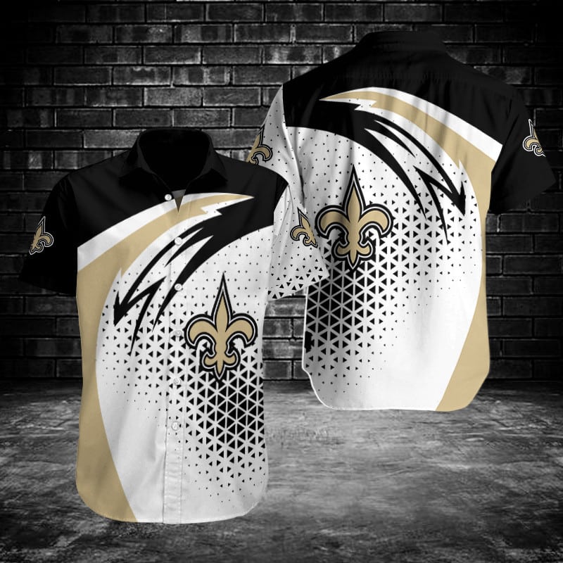 New Orleans Saints Button Shirts Sizing Chart