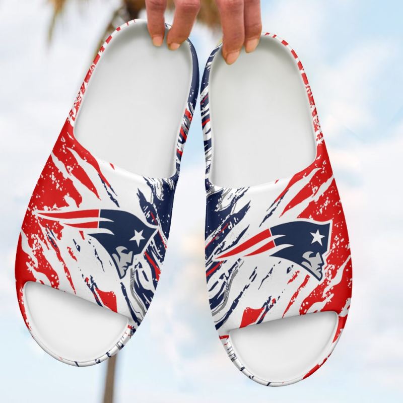 New England Patriots Yeezy Slippers