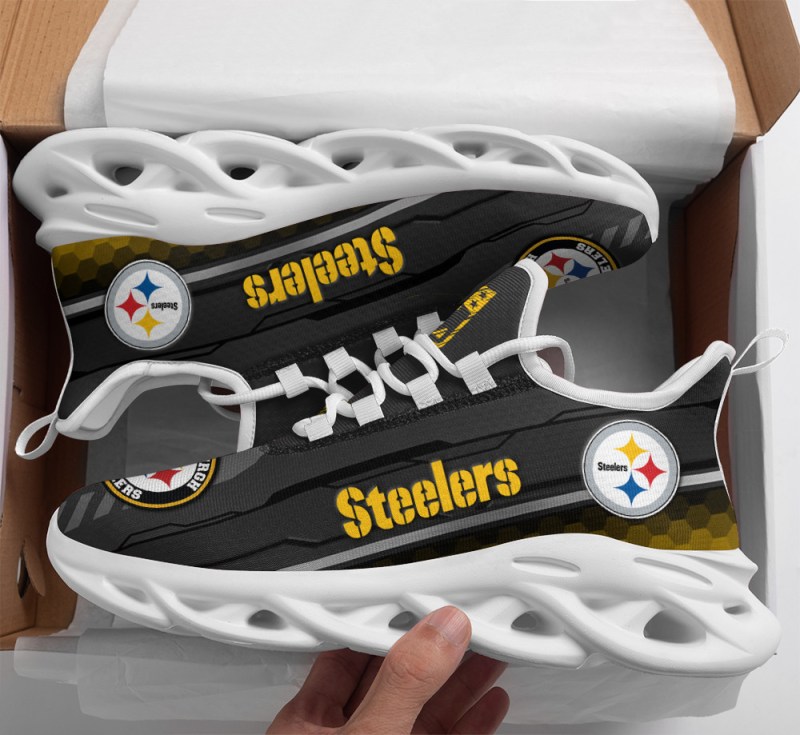 Pittsburgh Steelers Personalized Yezy Running Sneakers 2