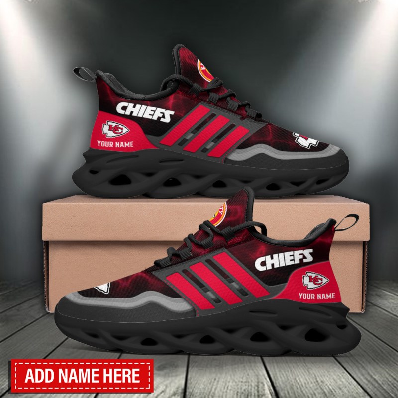 Kansas City Chiefs Personalized Yezy Running Sneakers