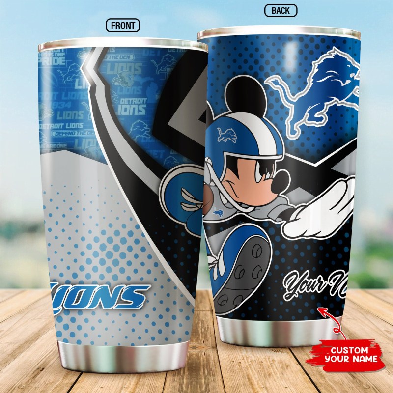 Detroit Lions Personalized Tumbler