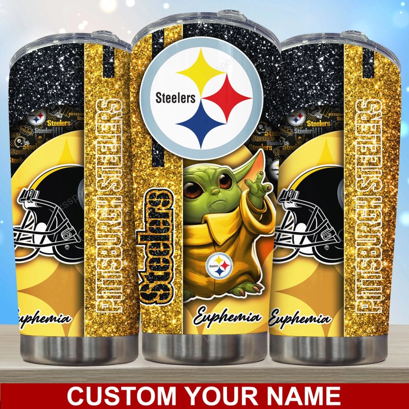 Pittsburgh Steelers Personalized Tumbler