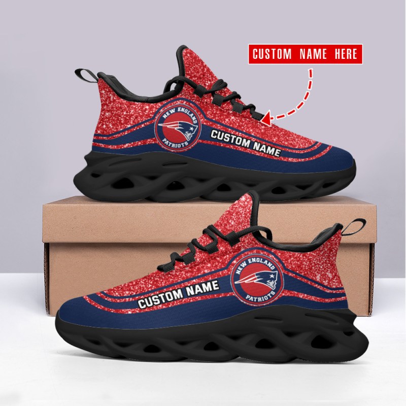 New England Patriots Personalized Yezy Running Sneakers 1