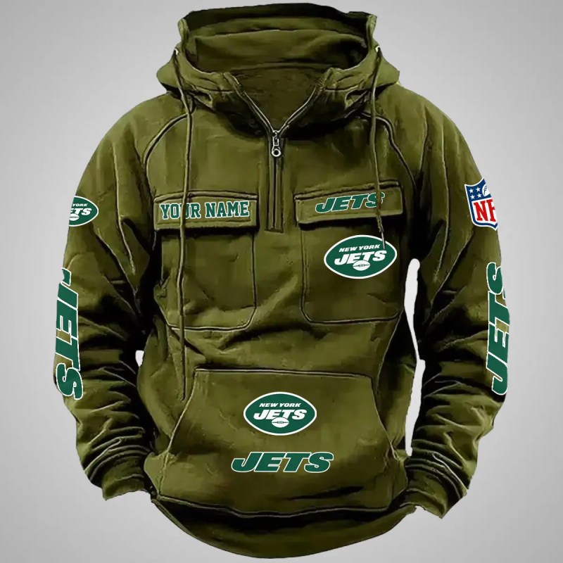 New York Jets Zip Hoodie