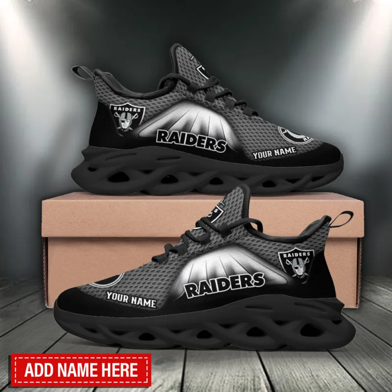 Las Vegas Raiders Yeezy Sneakers Side View