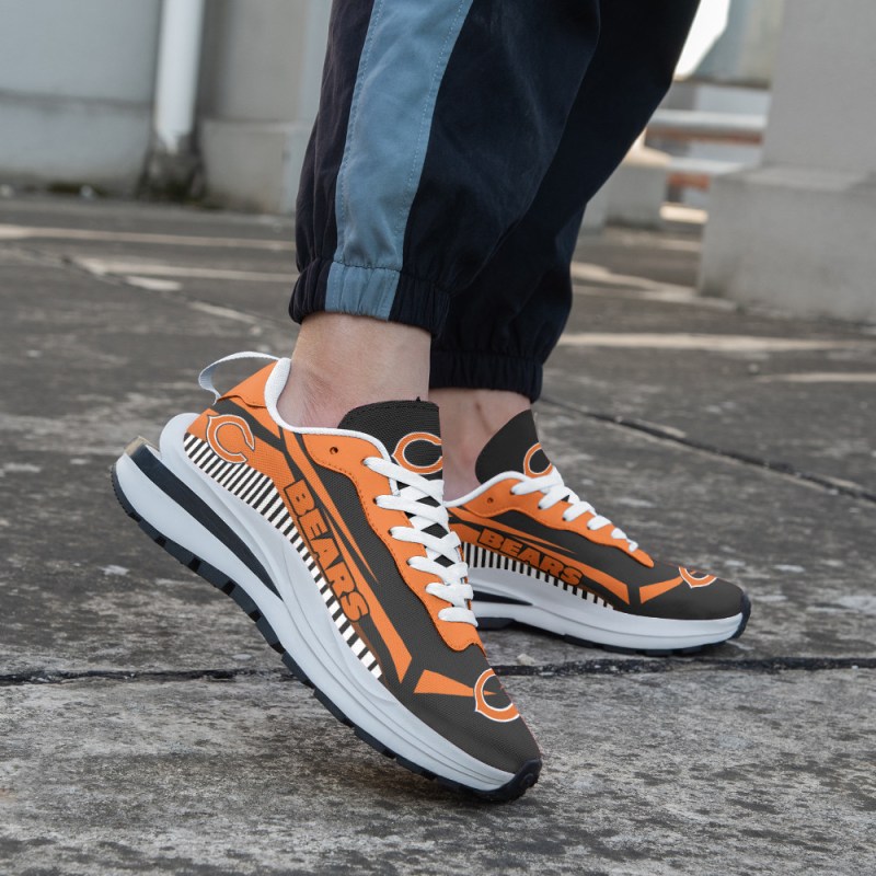 Chicago Bears Sneakers Side View