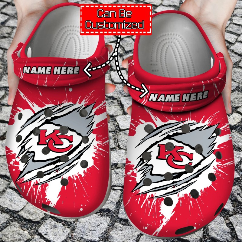 Kansas City Chiefs Personalized Limited Clog