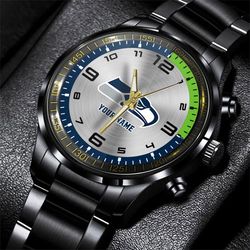 Seattle Seahawks NFL Personalized Watch - Fan Gear