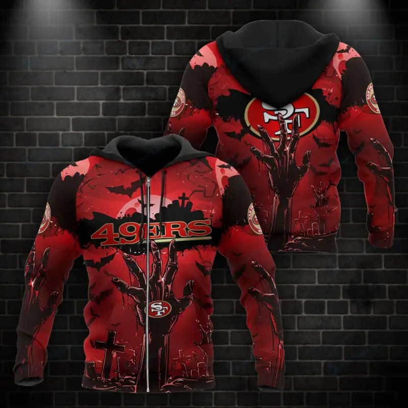 San Francisco 49ers Hoodie - Back View