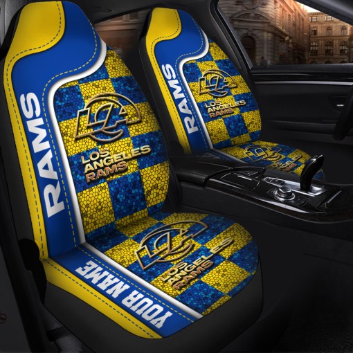 Los Angeles Rams Customized Car Seat Cover