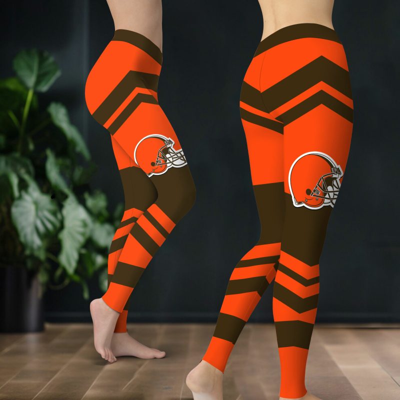 Cleveland Browns Leggings Front View