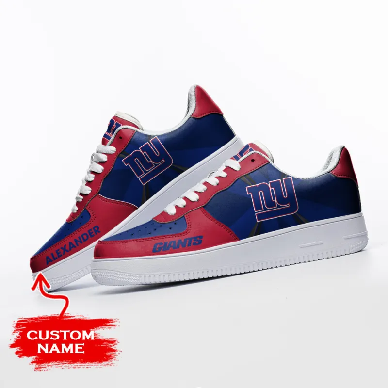 NFL New York Giants Custom Air Force 1 Sneakers