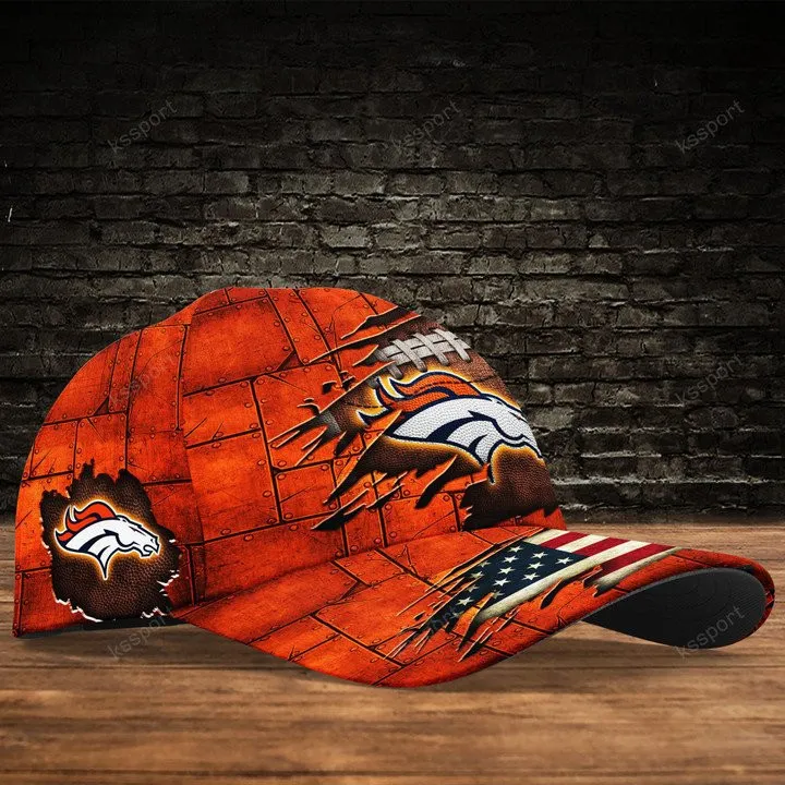 Denver Broncos Personalized Classic Cap Back View