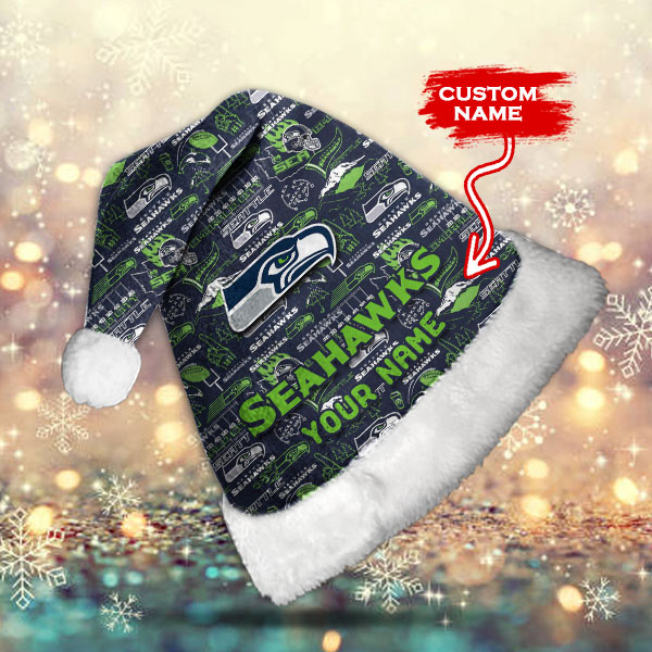 Seattle Seahawks Christmas Hat