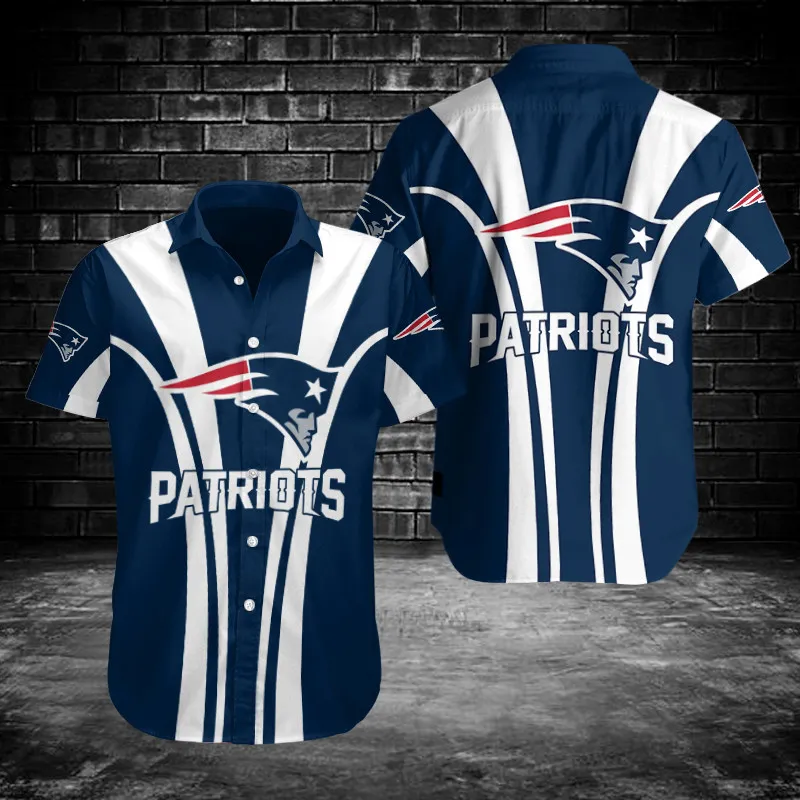 Sizing Chart for New England Patriots Button Shirt BG654