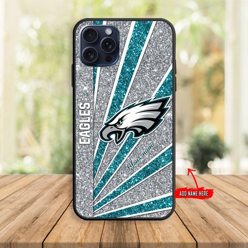 Philadelphia Eagles Personalized Phone Case Front View