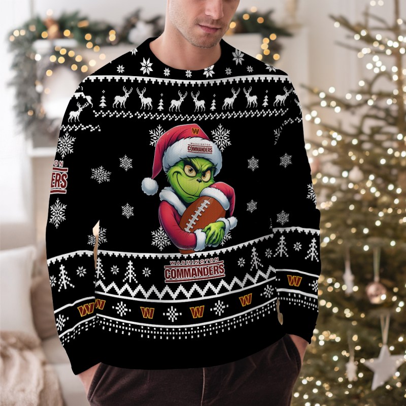Washington Commanders Ugly Christmas Sweater 3