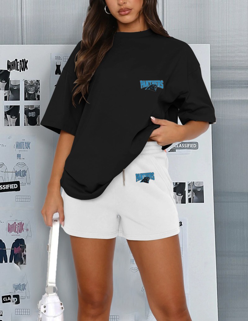 Carolina Panthers Top and Shorts 3
