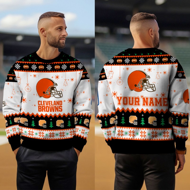 Cleveland Browns Ugly Christmas Sweater Image 5