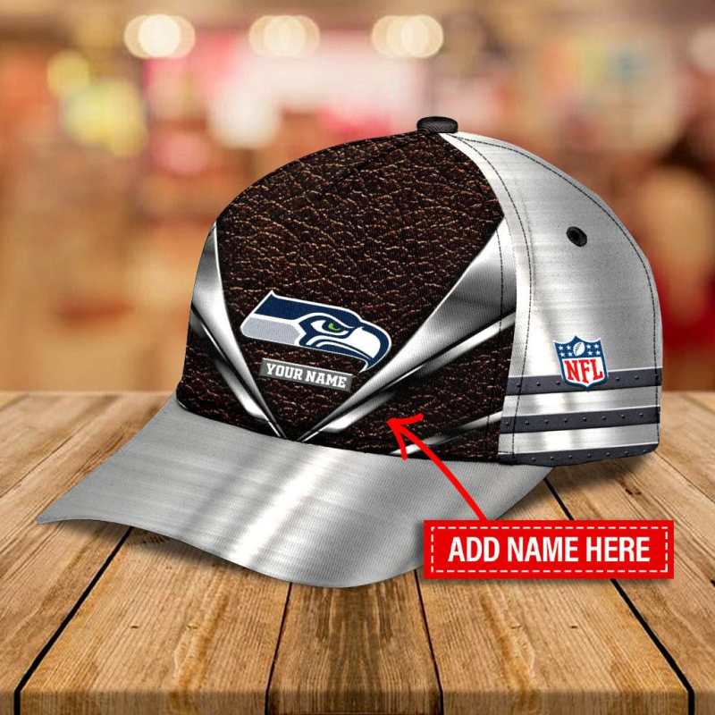Seattle Seahawks Personalized Classic Cap