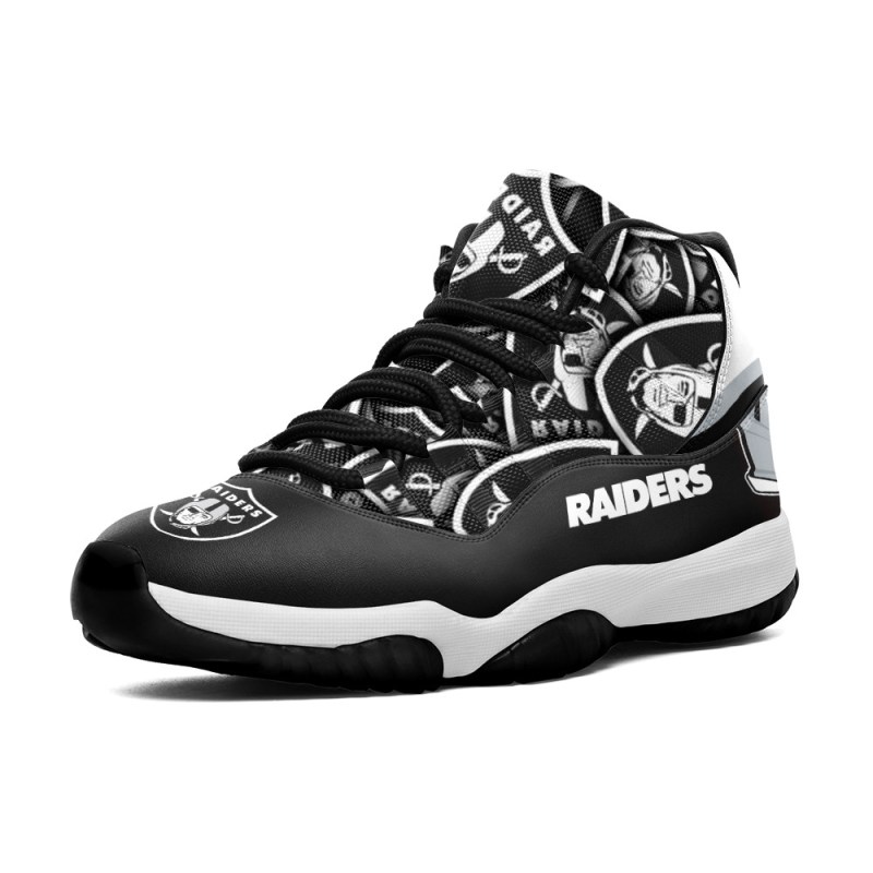 Las Vegas Raiders AJD11 Sneakers Top View