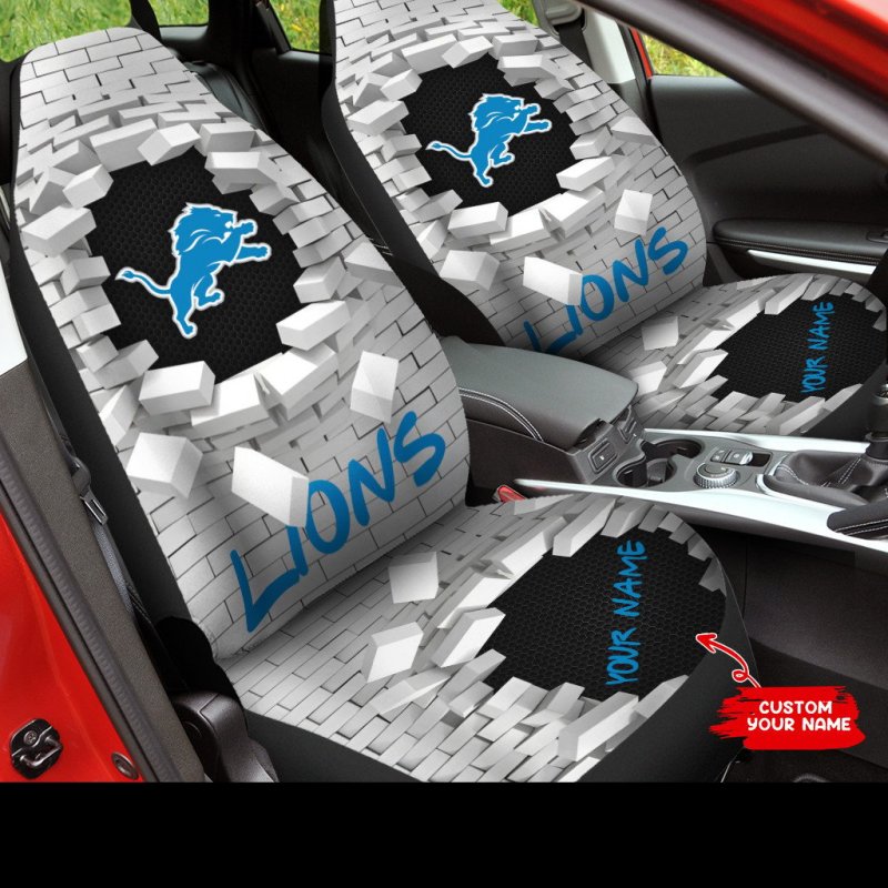 Detroit Lions Car Seat Cover 1