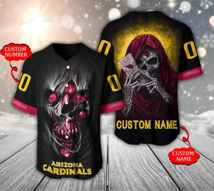Personalized Arizona Cardinals Baseball Jersey