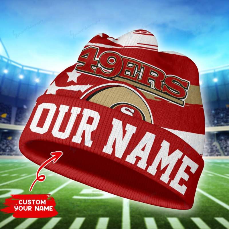 San Francisco 49ers Personalized Wool Beanie