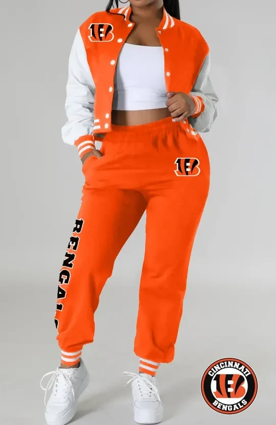 Cincinnati Bengals Women's Varsity Jacket & Tracksuit