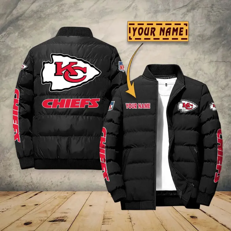 Kansas City Chiefs Puffer Jacket Image 2