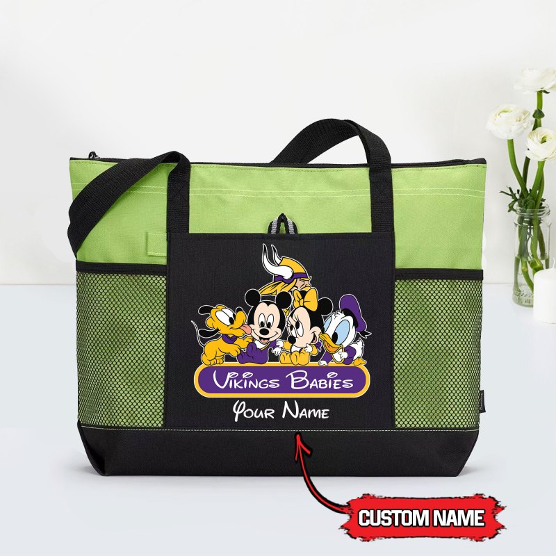 Minnesota Vikings Tote Bag Green