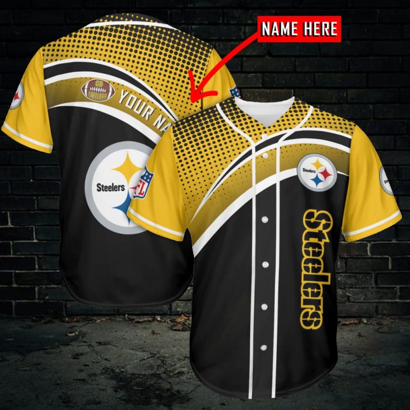 Personalized Pittsburgh Steelers Baseball Jersey