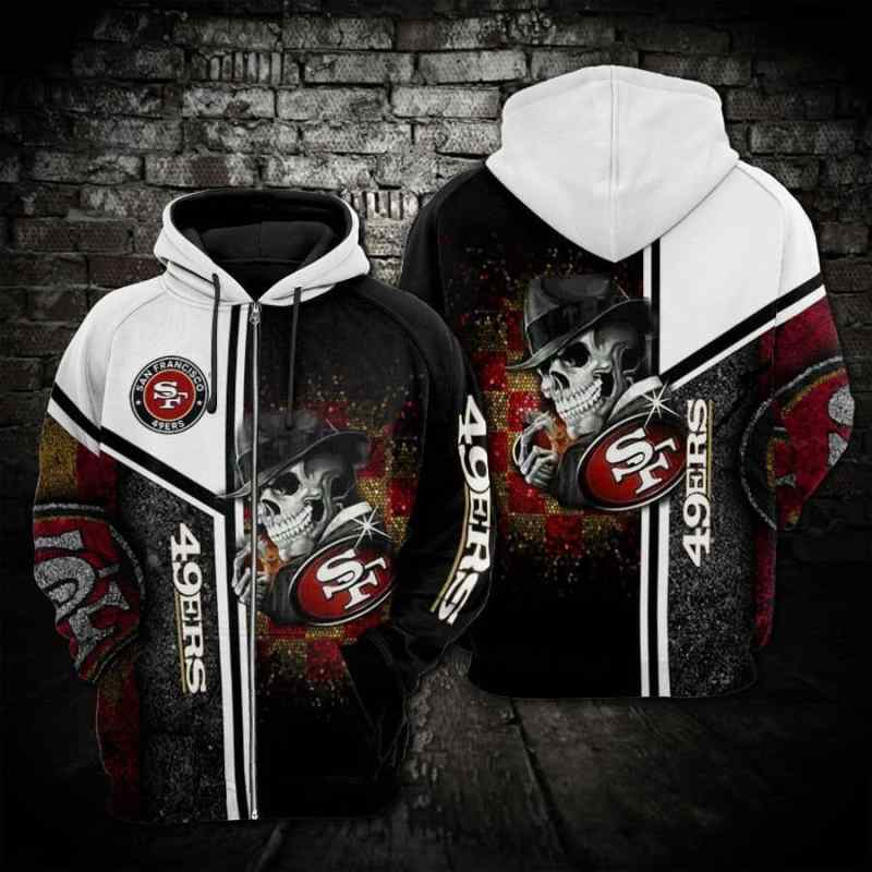 San Francisco 49ers Hoodie Back View