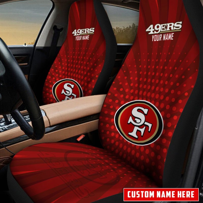 San Francisco 49ers Personalized Car Seat Covers