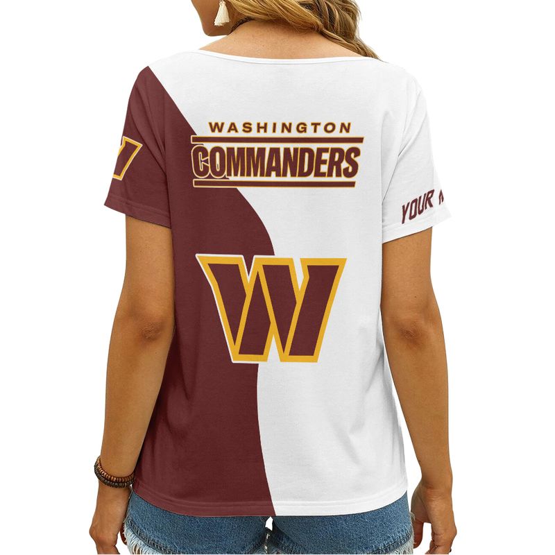 Washington Commanders V-neck T-shirt