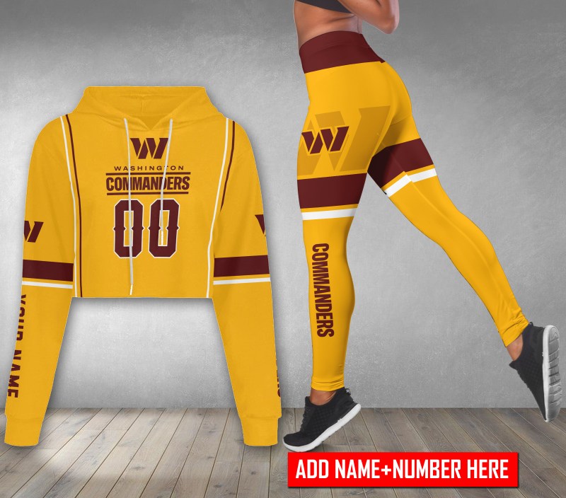 Washington Commanders Croptop Hoodie
