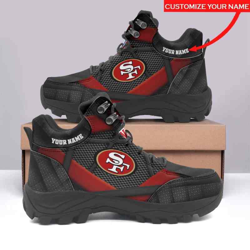 Stylish Hiking Footwear for 49ers Fans