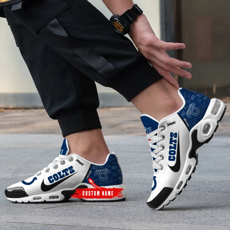 Indianapolis Colts Personalized T-N Youth Sneakers