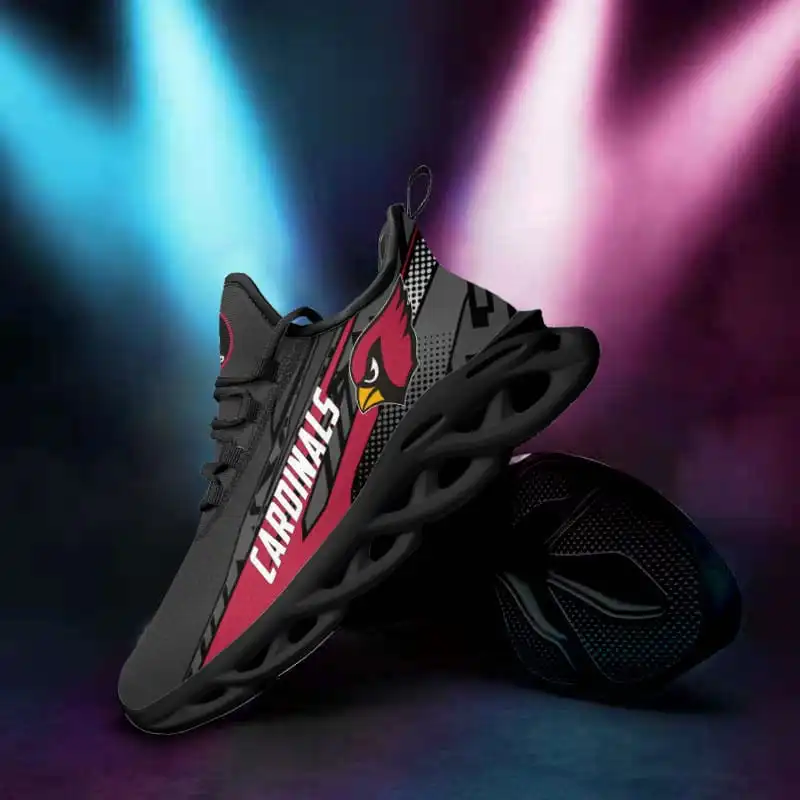 Arizona Cardinals Yezy Running Sneakers Back View