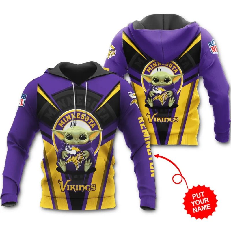 Minnesota Vikings Personalized Hoodie