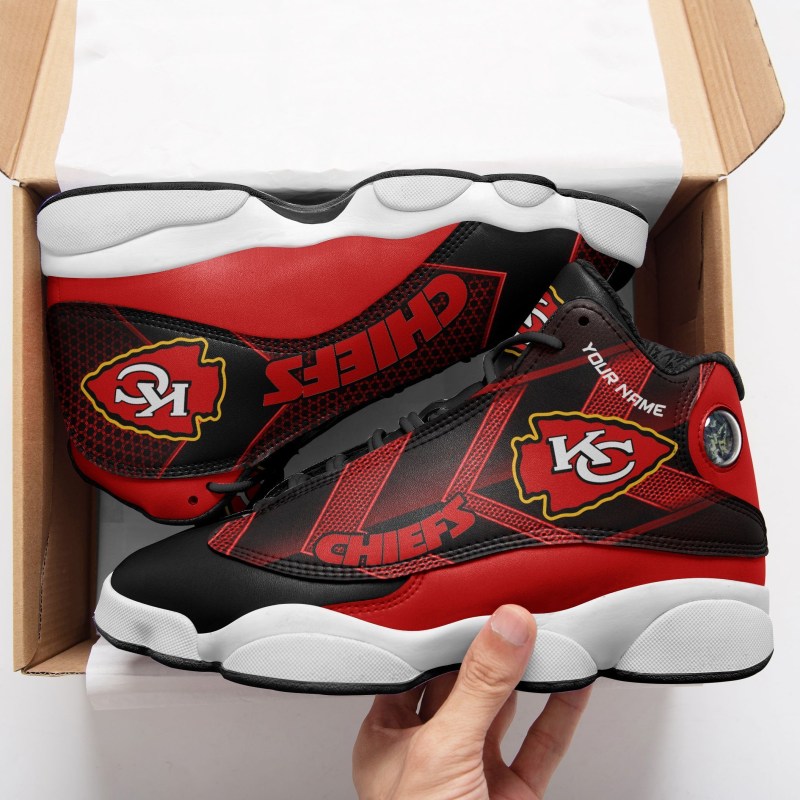 Kansas City Chiefs Personalized Air JD13 Sneakers