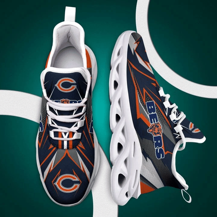 Chicago Bears Yezy Sneakers Display