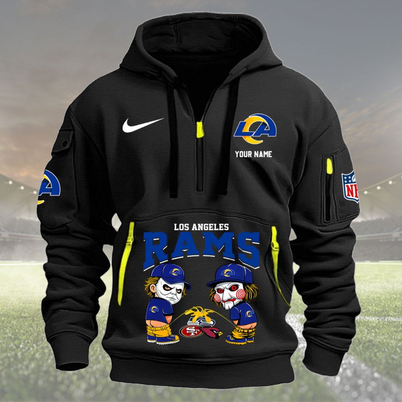 Black Hoodie Los Angeles Rams